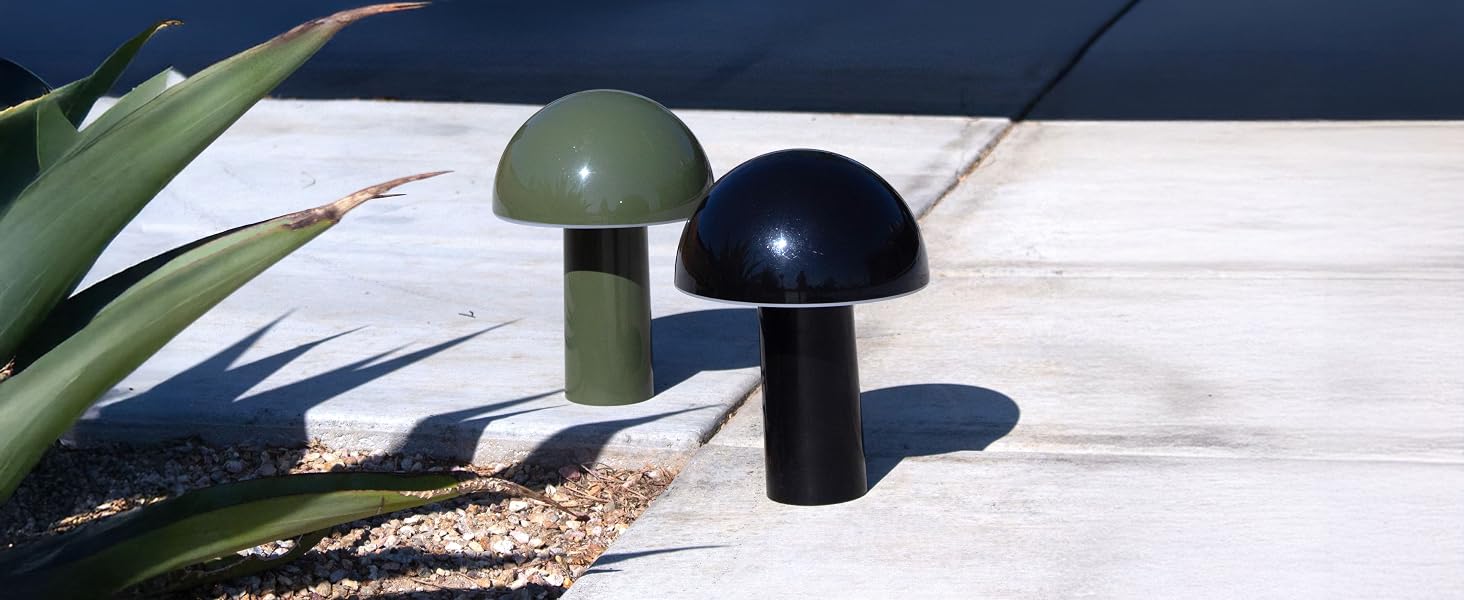 celia portable rechargeable lamp light durable cute mushroom plastic bright camping outdoor