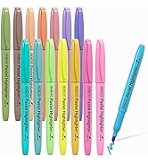 Highlighters, Shuttle Art 15 Colors Pastel Highlighter Pens Assorted Colors, Chisel Tip Dry-Quick...