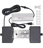 NAOEDEAH Ultrasonic Mist Maker Fogger with Float Pond Fogger Halloween Mister Fogger 6 Head/10 He...