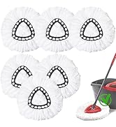 Spin Mop Replacement Heads, Mop Replace Head Easywring 1-Tank System, Mop Head Replacement for Ha...