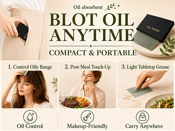 oil blotting sheets papers face absorbing makeup oily skin summer essentinals