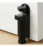 Automatic Kickdown Door Stopper, Elfthloo Adjustable Telescopic Heavy-Duty Commercial Spring-Load...