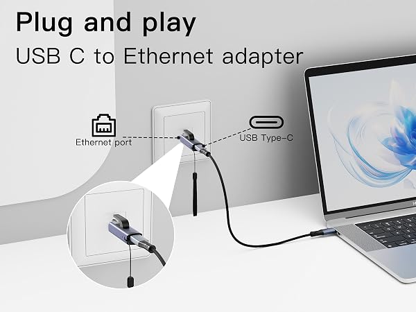 USB C Ethernet Adapter