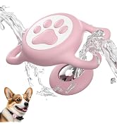ZiperTag for Airtag Dog Collar Holder, Dog Airtag Holder Waterproof, Lightweight & Soft Silicone ...