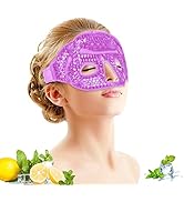 HI FINE CARE Ice Face Eye Mask for Cold Hot Compress Therapy, Travel Therapeutic Hot Cold Compres...