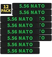 12 Pack Miaozhun 5.56 NATO Magazine Marking Bands 5.56 Magazine Caliber Identification