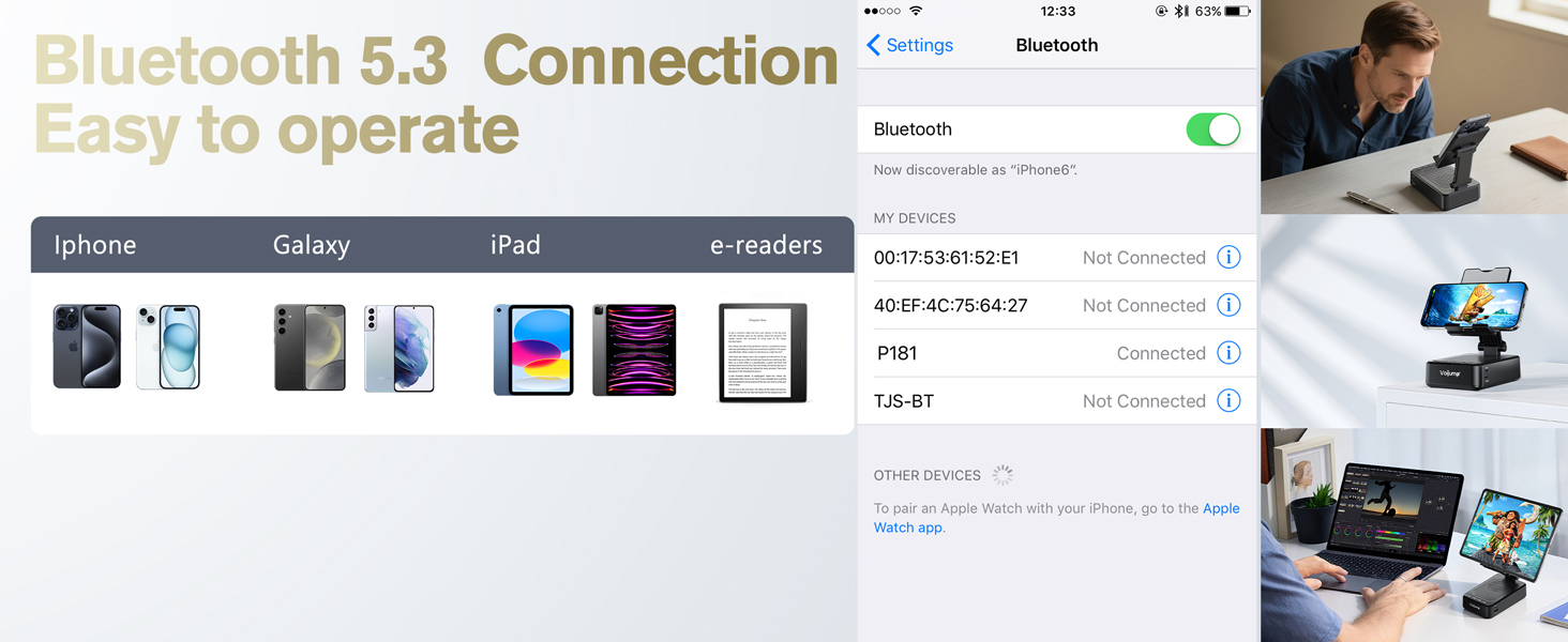 easy bluetooth 5.3 connection