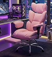 DUMOS Big and Tall Home Office Desk Chair, Gaming Computer Chair, Executive Ergonomic Chair with ...
