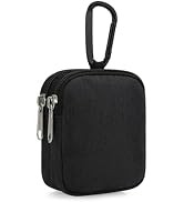 E-Tree Coin Purse with Carabiner Clip, Dual Layer Card Case Holder, Mini Pouch for AirPod Earphon...