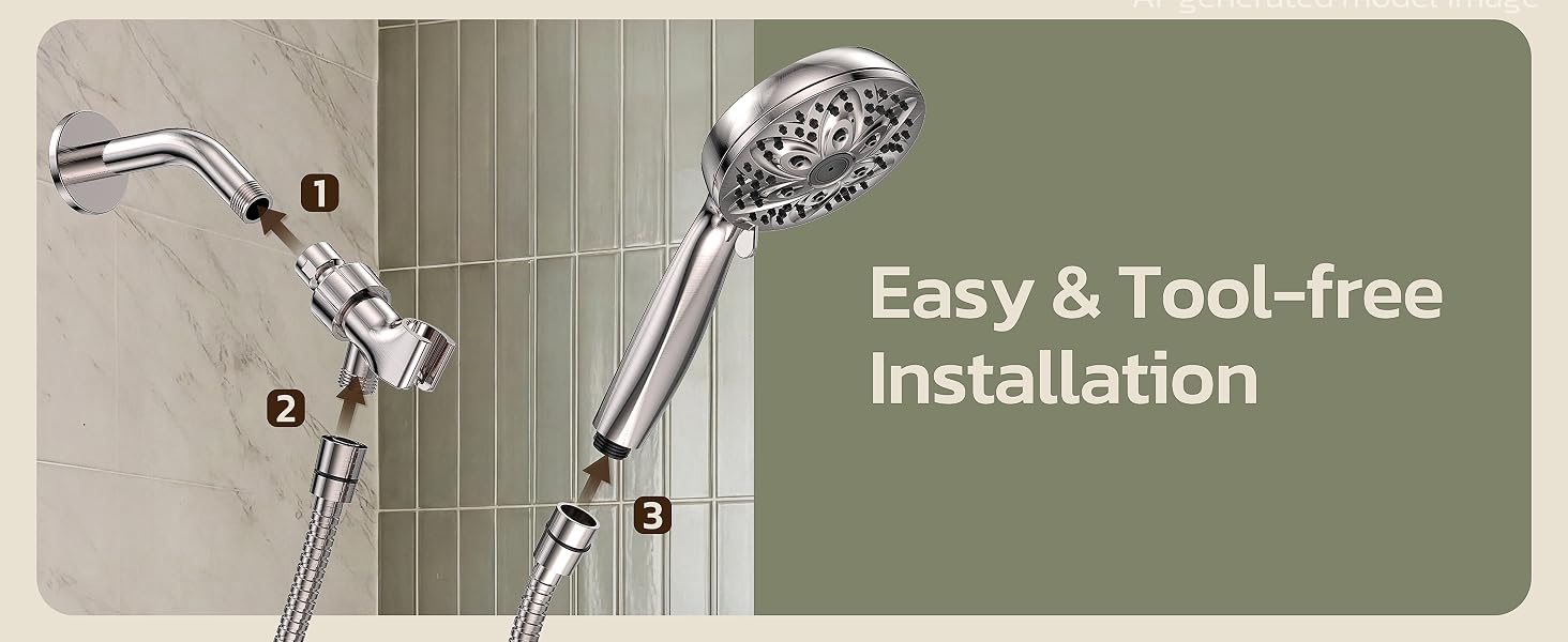 Easy & Tool-free Installation