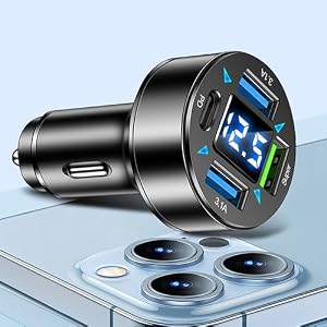 4 Ports Fast Car Charger