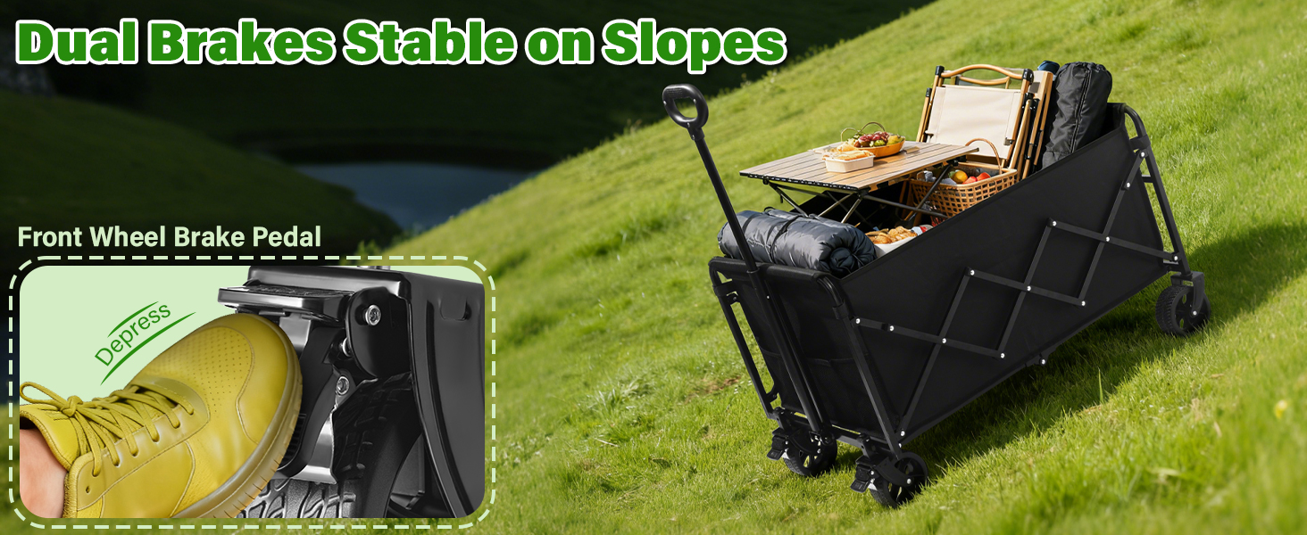 collapsible wagon cart