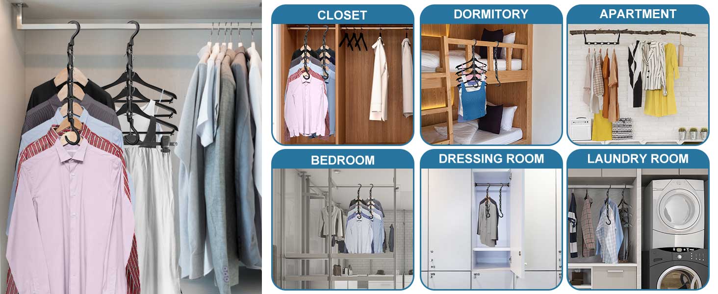 hangers space saving magic hangers dorm room essentials closet organizer
