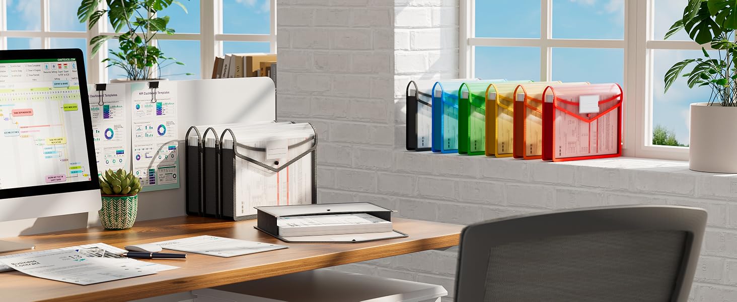 Plastic Expanding File Folder