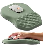 Armanza Ergonomic Slope Mouse Pad Wrist Support, Wrist Rest Mousepad for Carpal Tunnel Pain Relie...