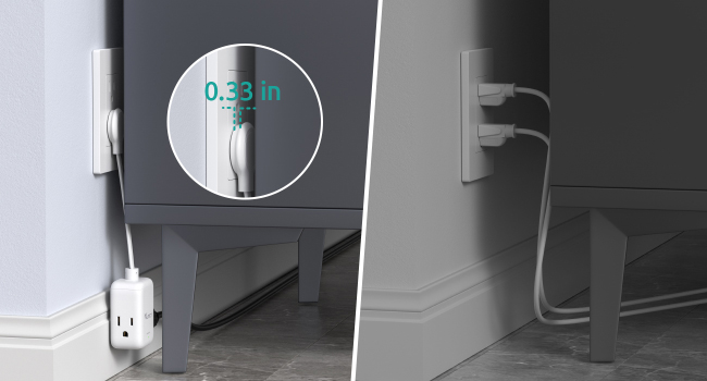 6inch short extension cord