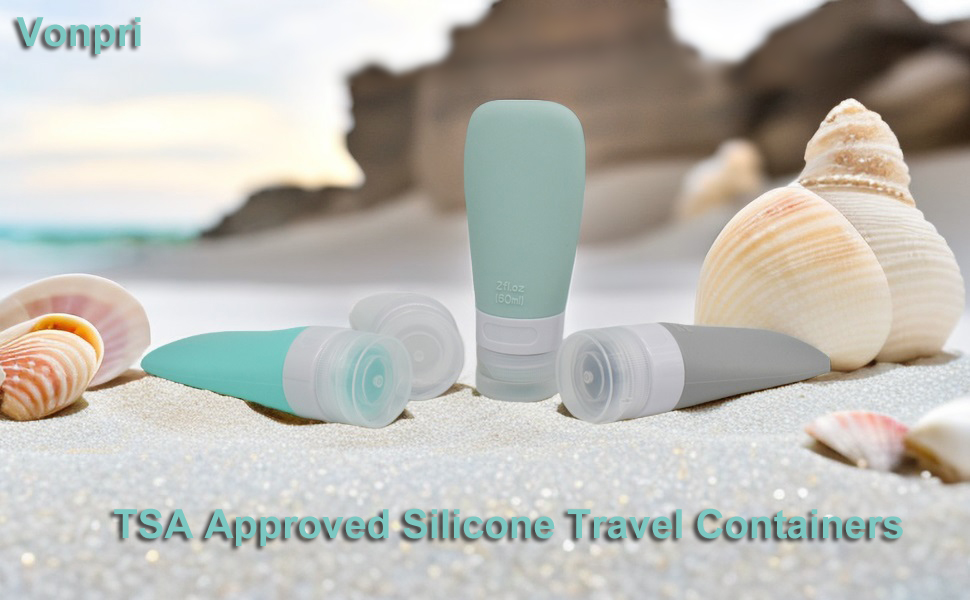 silicone travel bottles