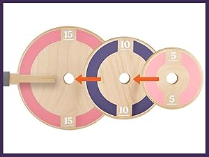 Kids Wooden Workout Play Weights Set