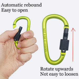 Adopting a rotating threaded nut, the stainless steel spring can automatically rebound