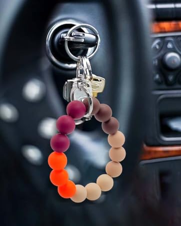 bracelet keychain beaded keychain wristlet