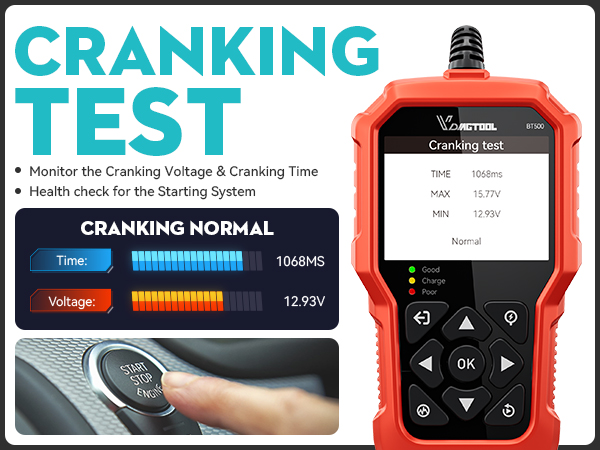 car battery load tester 12v automotive alternator tester
