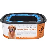 42FT Jumbo Square Refills Disposal Bags Refill Compatible with Pe.t Dogs Gen.ie Dog Waste Disposa...