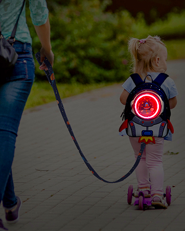 led backpack