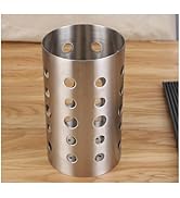 HAOHIZE Cutlery Rack, 304 Stainless Steel Utensil Holder Sturdy Drainer Basket Utility Utensil Dr...