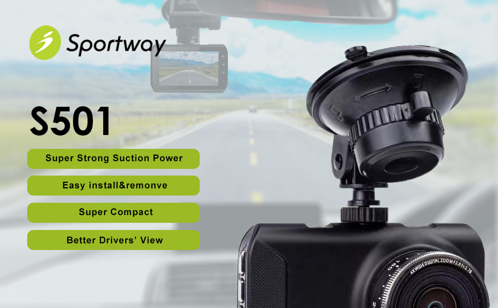 S501 dash cam mount