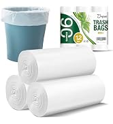 JOYEUX Small Trash Bags 1.2 Gallon, 90 Count Mini Garbage Bags for Bathroom Home Office Trash Can...