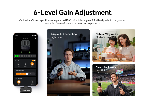 6-Level Gain Adj