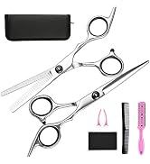Hair Cutting Scissors Thinning Shears- Fcysy Professional Barber Sharp Hair Scissors Hairdressing...