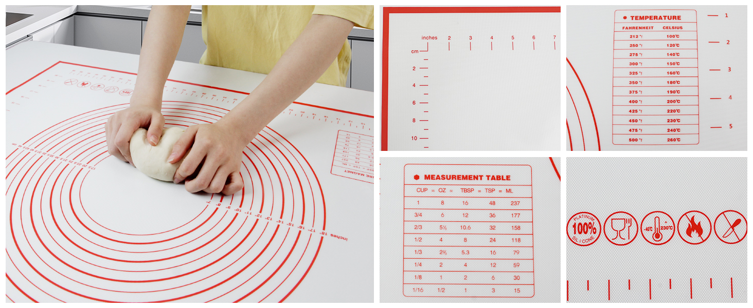 kneading mat silicone baking mat pastry mat rolling dough baking mats dough mat fondant mat