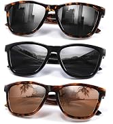 kunchu Polarized Sunglasses Womens Trendy Classic Retro Womens Sunglasses Men Driving Sun Glasses...