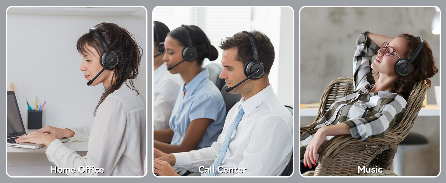 Wireless Headset with Mic