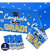3pcs 54x108 Large Graduation Tablecloth, Graduation Party Supplies, Graduation Table Decorations,...