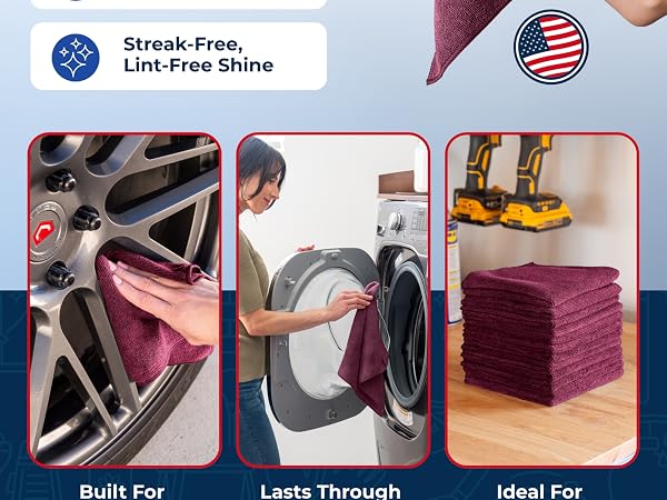 Streak-Free, Lint-Free shine