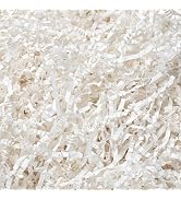 Mefleet 1/2 LB Crinkle Cut Paper Shred Filler 8 oz White Crinkle Shredded Paper for Gift Box - Gi...