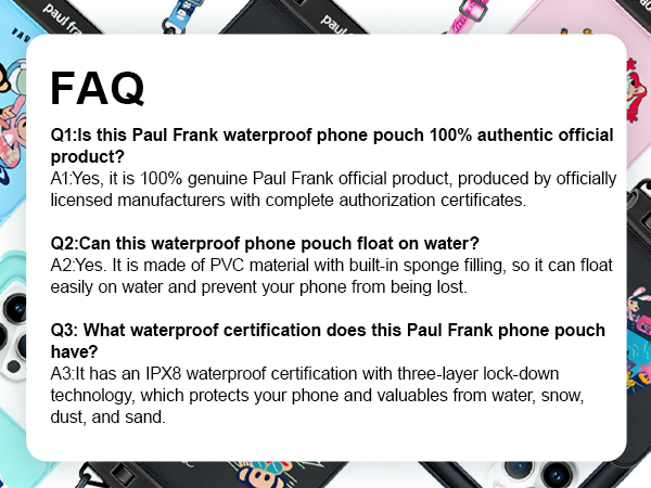 cell phone waterproof pouch