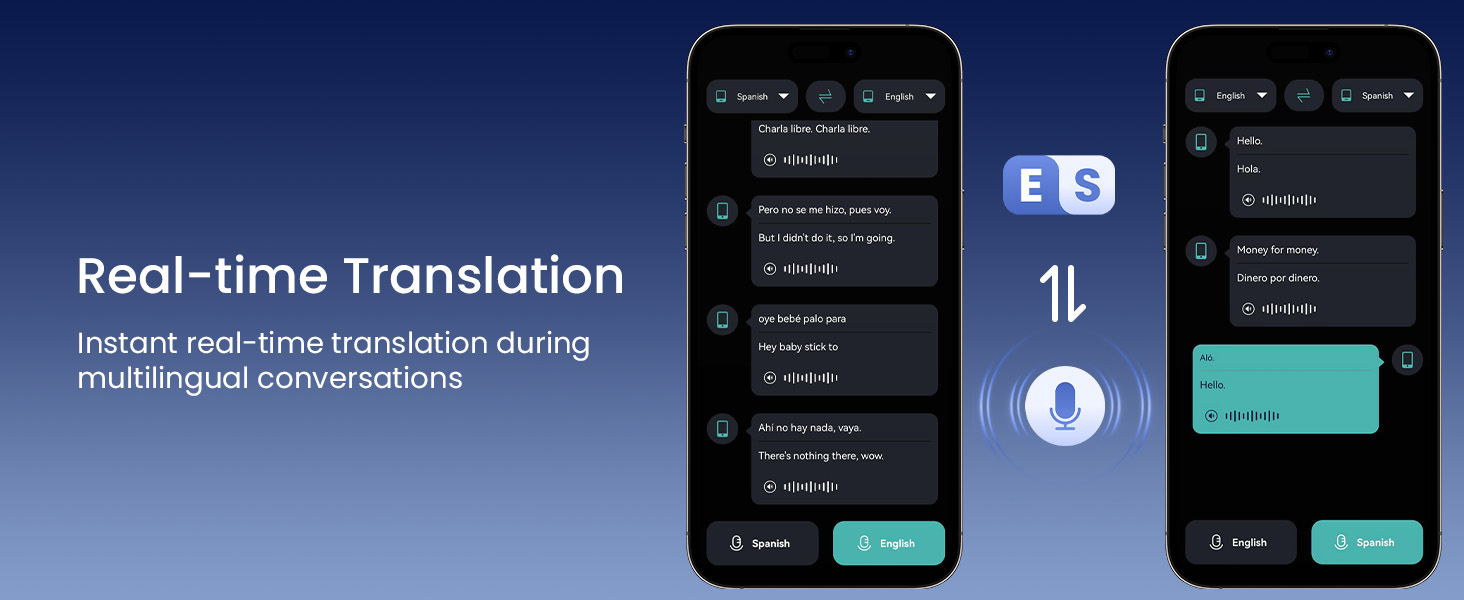 translating earbuds real time