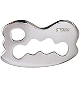 STICKON Stainless Steel Gua Sha Scraping Massage Tool IASTM Tools Great Soft Tissue Mobilization ...