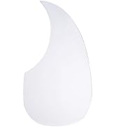 Healifty Guitar Pickguard Clear Plastic Water Drop Shape Pickup Pickguard Scratch Plate for 40-41...