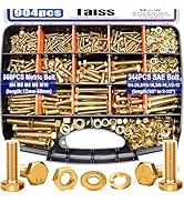 Taiss 904pcs Grade 8.8 Metric Bolt Assortment & SAE Nuts and Bolts Assortment Kit,M4 M5 M6 M8 M10...