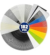 Allturn 182 pcs Plastic Welding Rods,Plastic Welder Rod For Repairing Plastic Bumpers,Kayaks,And ...