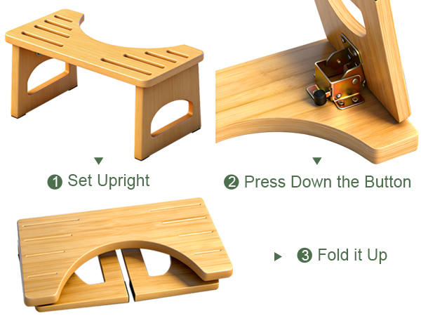 foldable poop stool