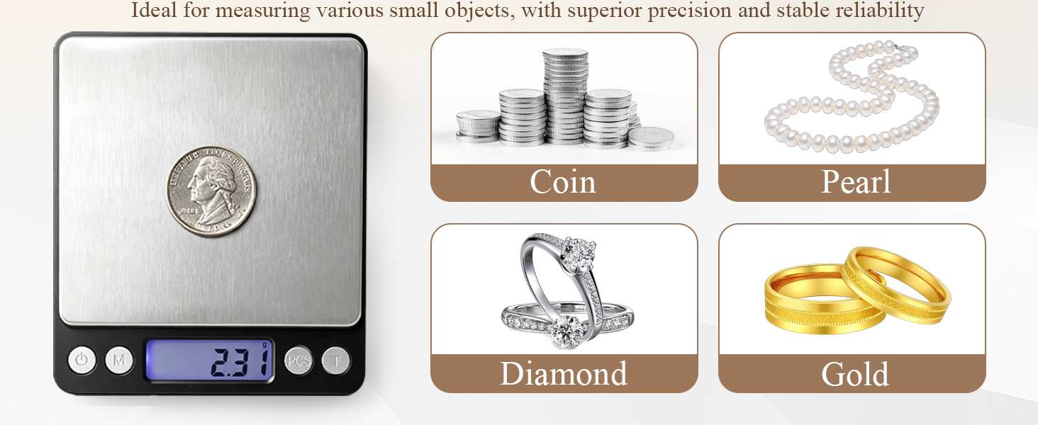 jewelry scale gold scale coin scale gram scale 0.01g accuracy digital scale grams precision scale