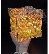 BOLTGY Tulip Night Lamp, Bedroom LED Decorative Night Light, Handmade DIY Tulip Flower Table Lamp...