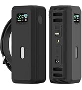 Silicone Case for Anker 737 Power Bank (24,000mAh 3-Port) 1/4-inch nut Hole, SD/SIM Card Storage ...
