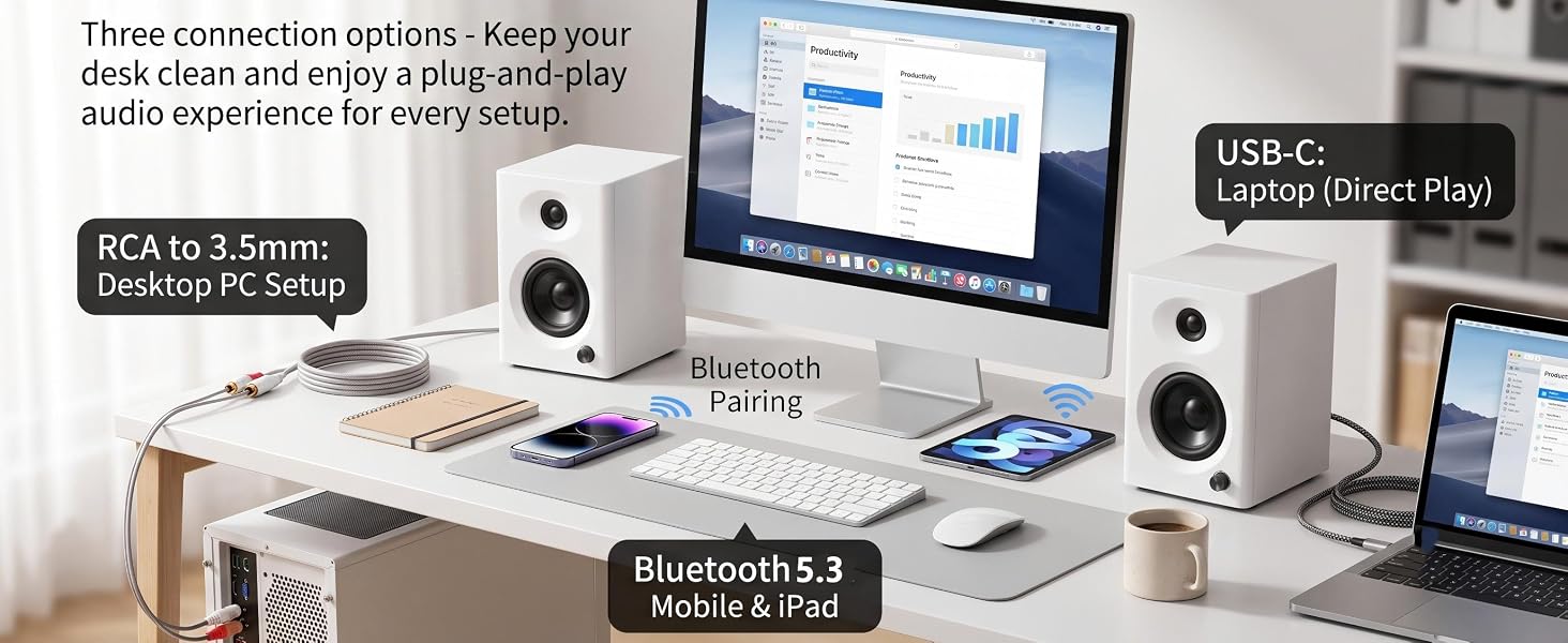 multi device connection computer speakers