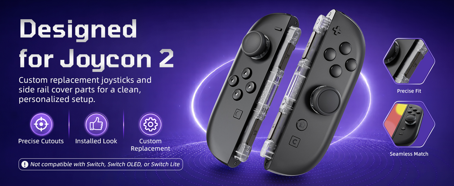 Side Rail Shell for Nintendo Switch 2